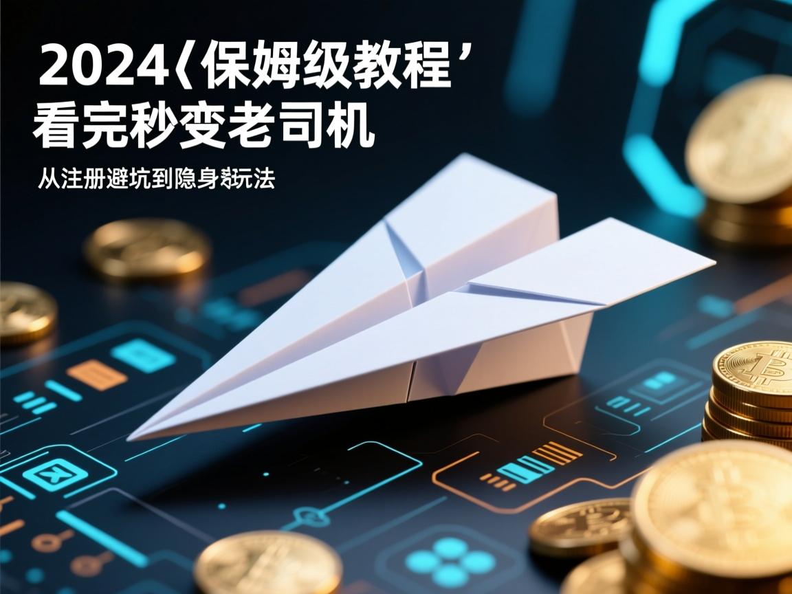 2024纸飞机保姆级教程,从注册避坑到隐身玩法,看完秒变老司机