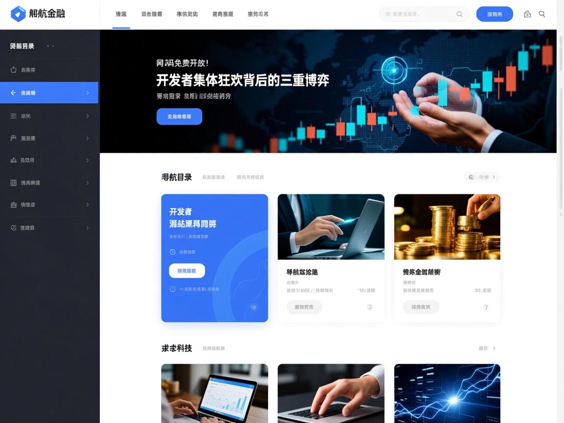 导航目录网站源码免费开放!开发者集体狂欢背后的三重博弈