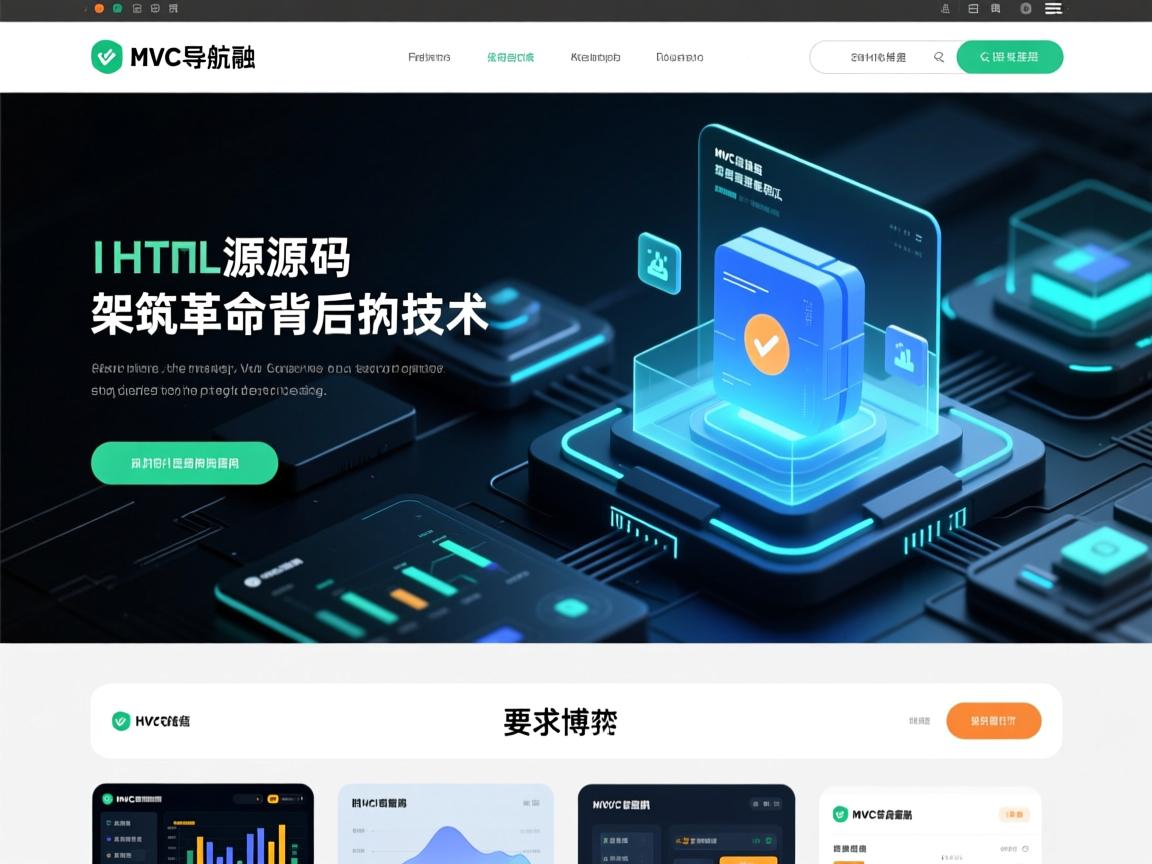 MVC导航网站源码 VS HTML源码,架构革命背后的技术博弈