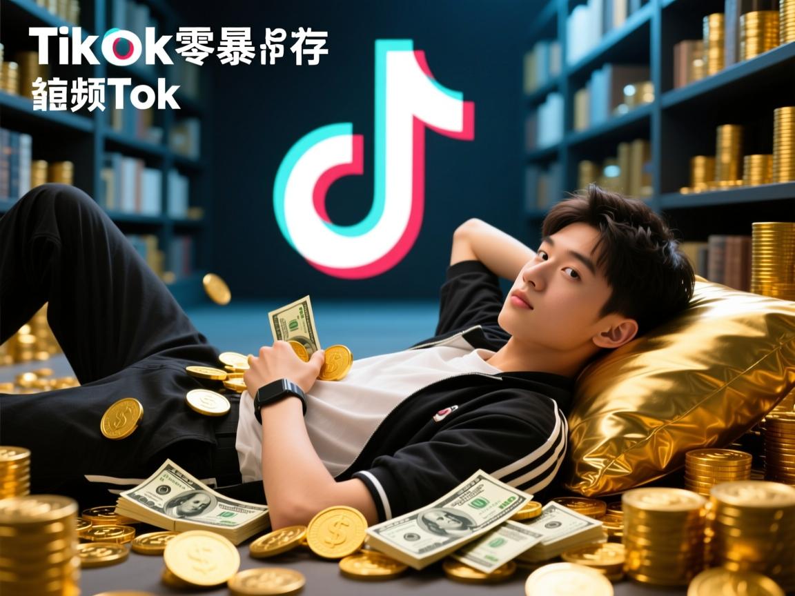 TikTok零库存暴富神话,00后靠短视频躺着赚美金,真相还是陷阱?