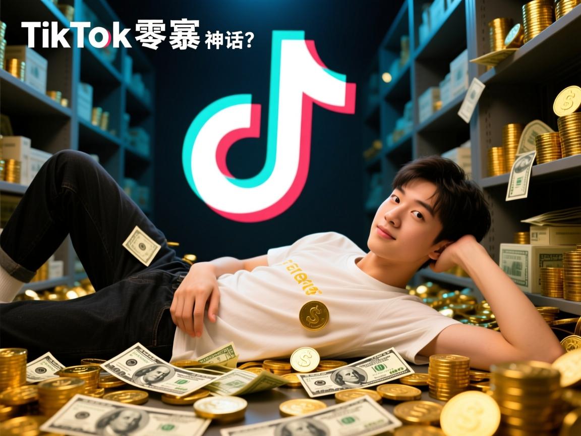TikTok零库存暴富神话,00后靠短视频躺着赚美金,真相还是陷阱?