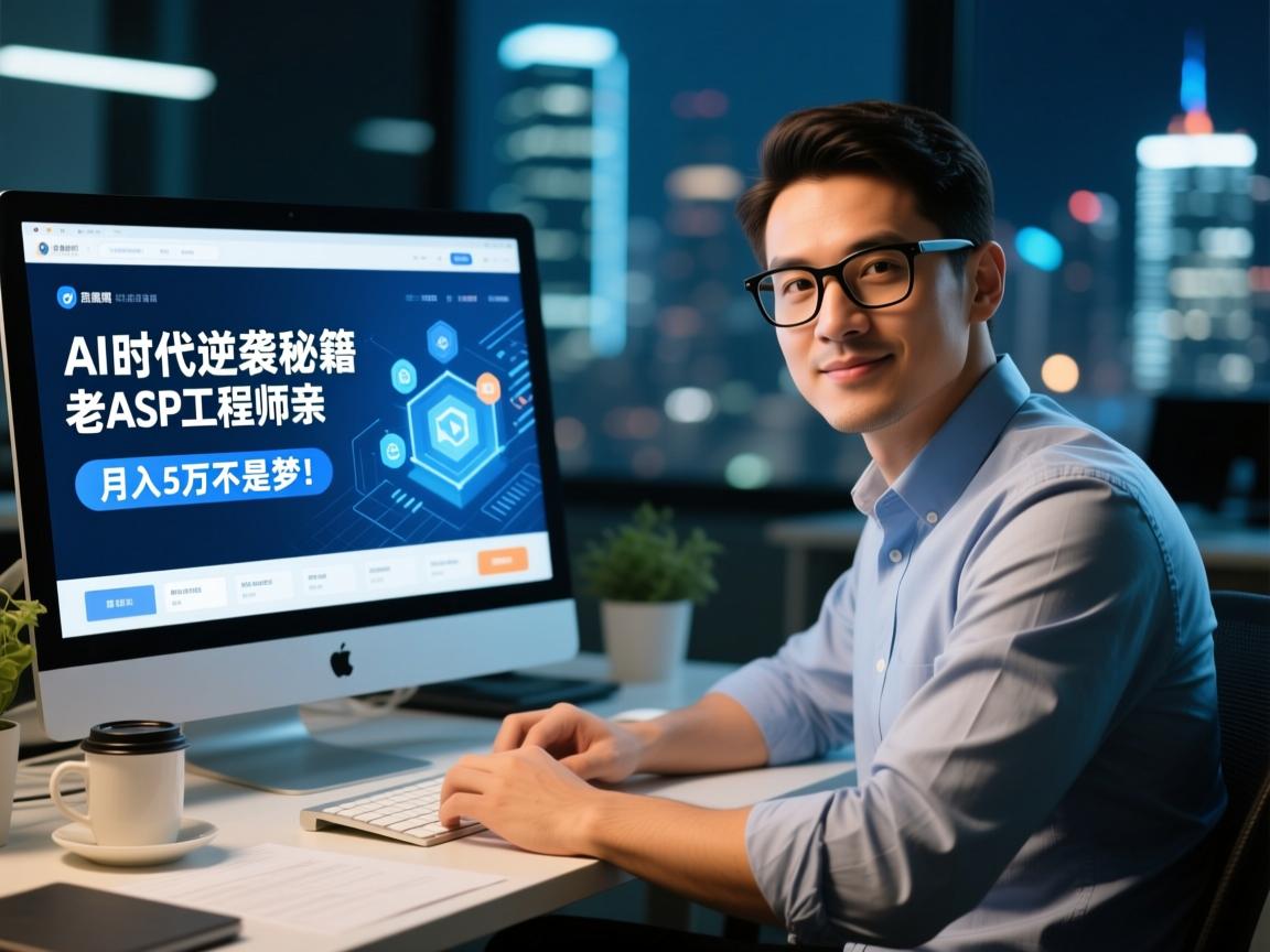 AI时代逆袭秘籍,老ASP工程师亲授动态网站搭建全流程,月入5万不是梦!