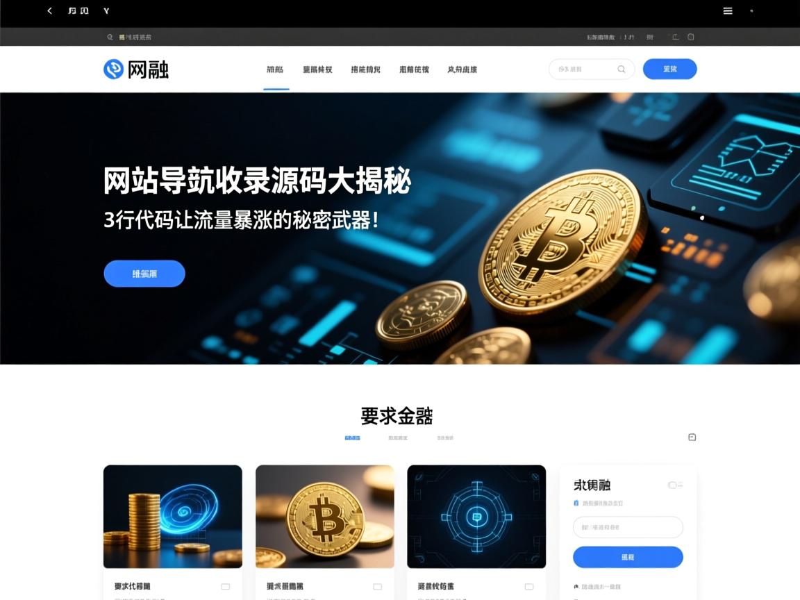 网站导航收录源码大揭秘,3行代码让流量暴涨的秘密武器!