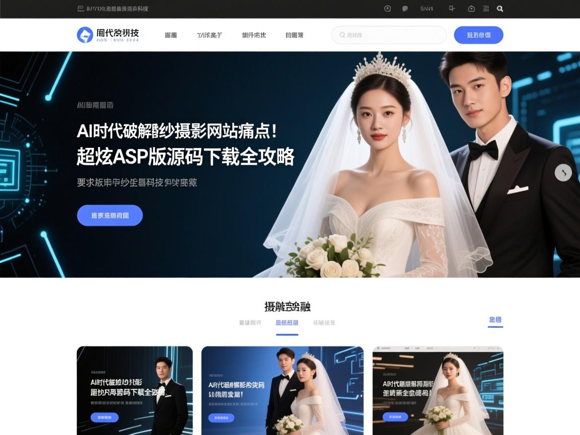 AI时代破解婚纱摄影网站痛点!超炫ASP版源码下载全攻略