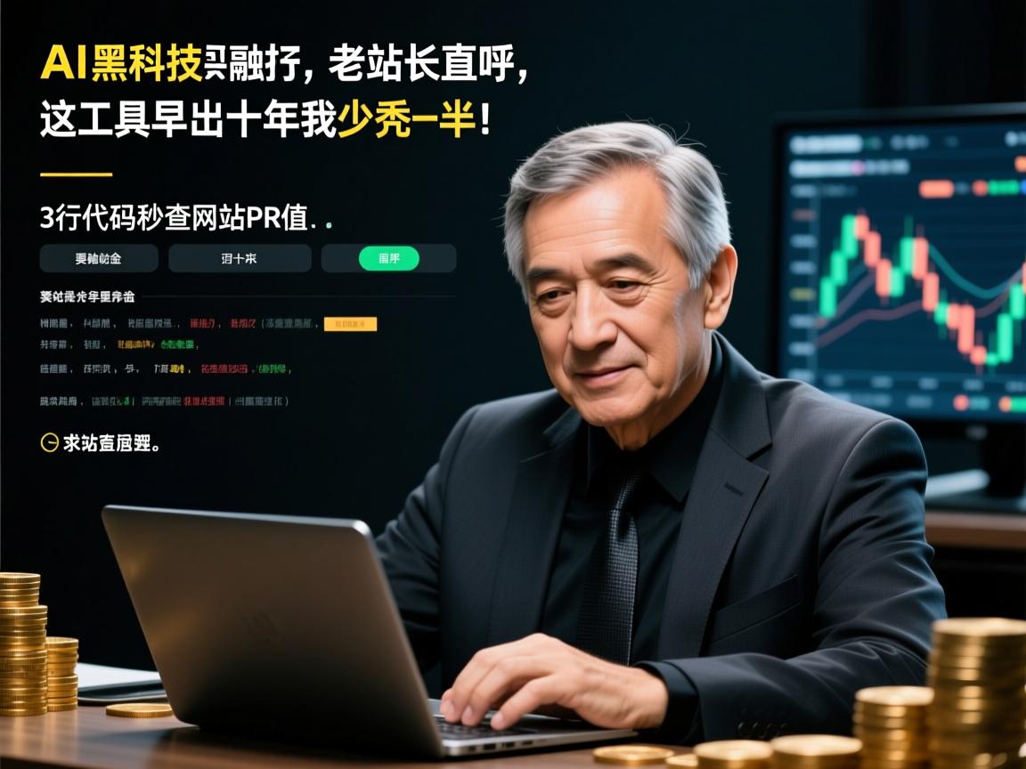 AI黑科技！3行代码秒查网站PR值，老站长直呼，这工具早出十年我少秃一半！