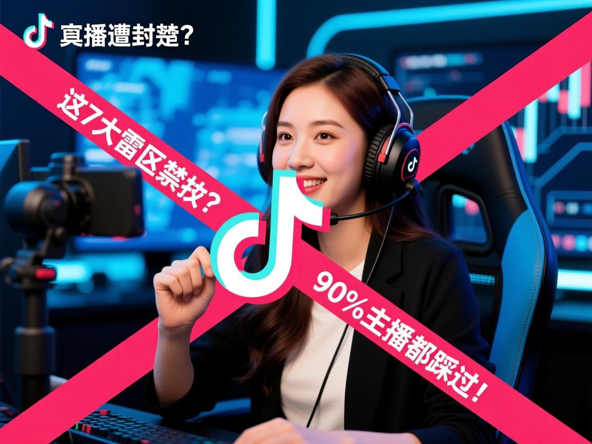 TikTok直播突遭封禁?这7大雷区90%主播都踩过!