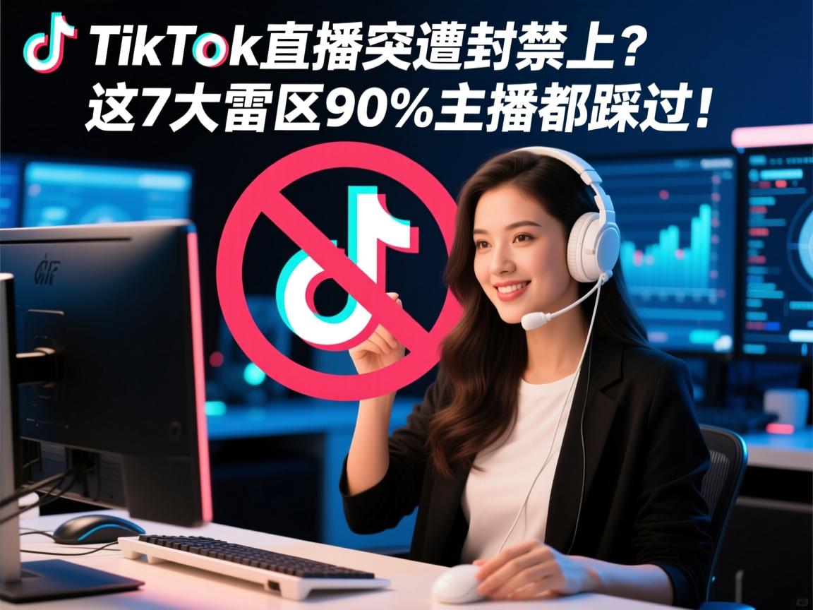 TikTok直播突遭封禁?这7大雷区90%主播都踩过!
