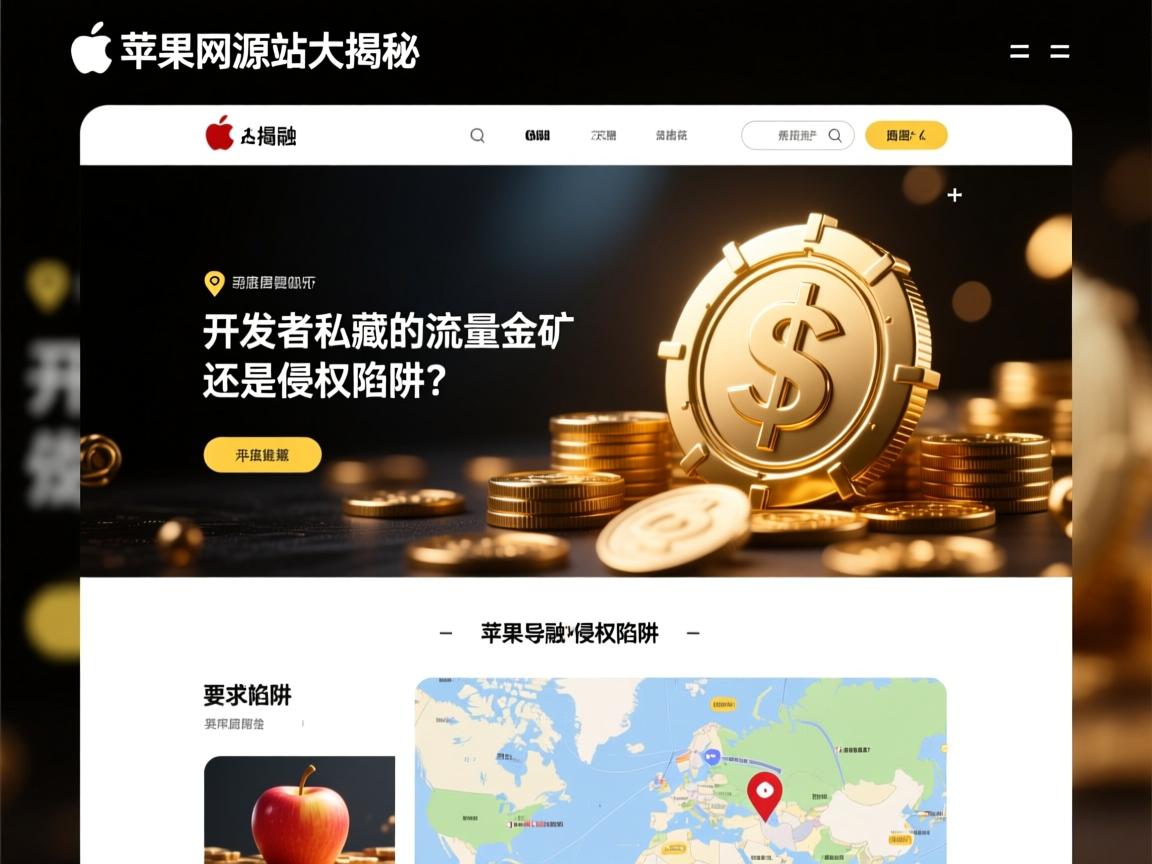 苹果导航网站源码大揭秘,开发者私藏的流量金矿还是侵权陷阱?