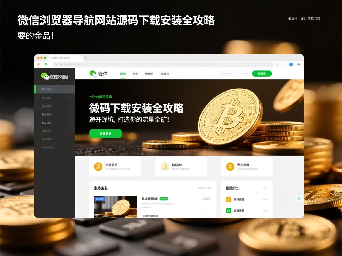 微信浏览器导航网站源码下载安装全攻略，避开深坑，打造你的流量金矿！