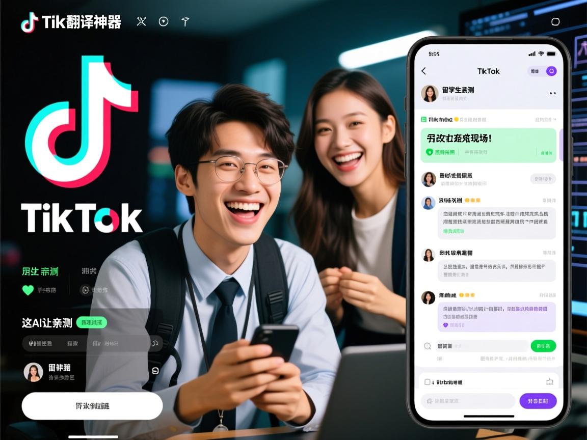 TikTok翻译神器爆改社死现场!留学生亲测,这AI让老外笑疯评论区