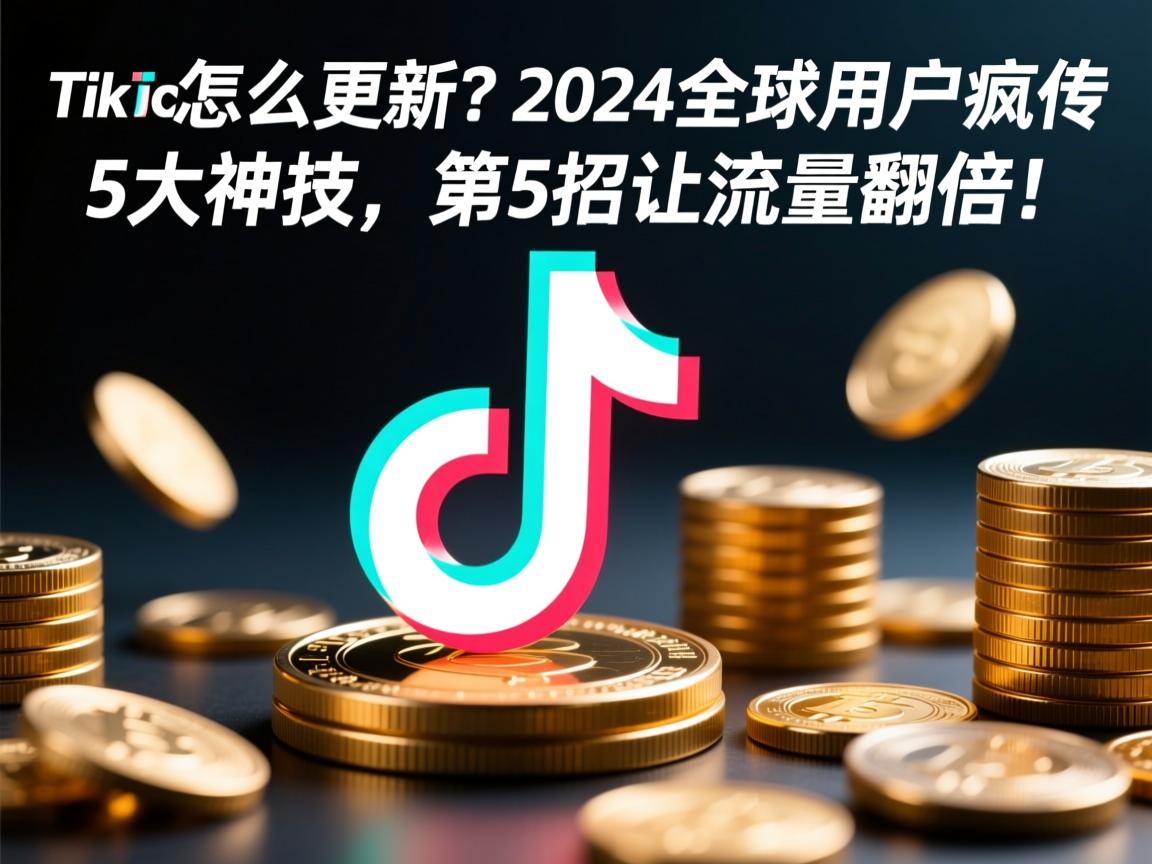 TikTok怎么更新?2024全球用户疯传的5大神技,第5招让流量翻倍!