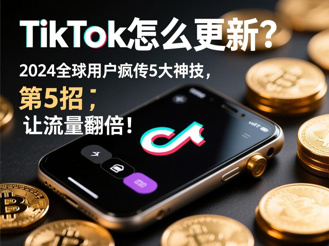 TikTok怎么更新?2024全球用户疯传的5大神技,第5招让流量翻倍!