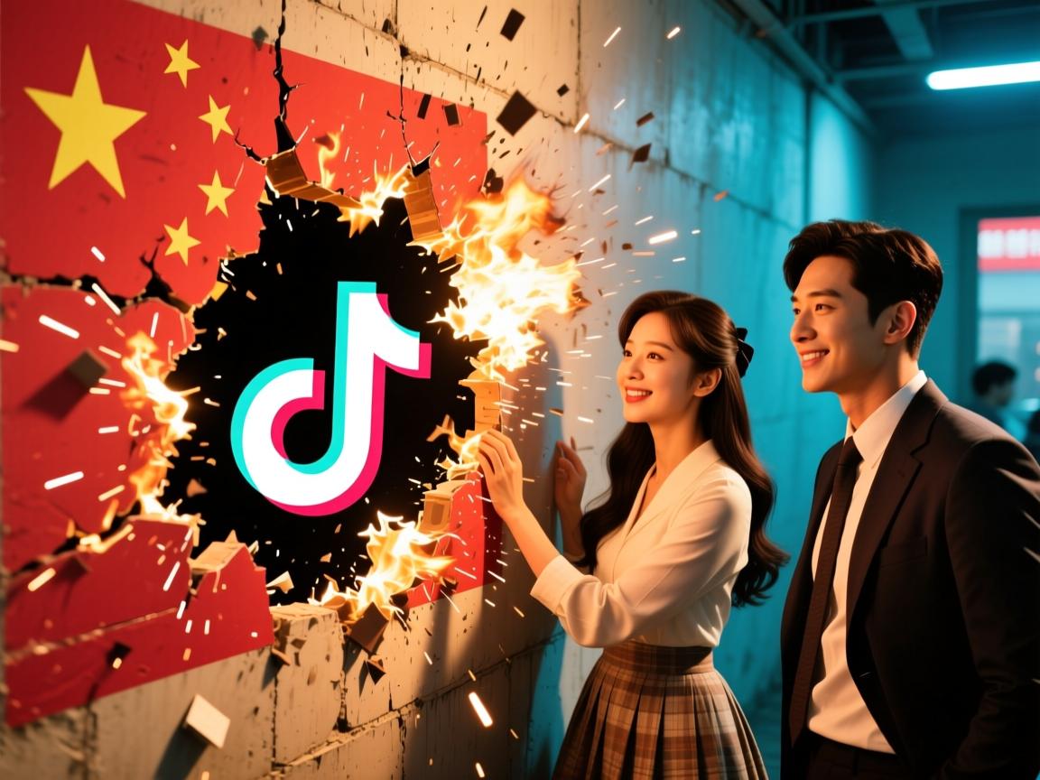 中国网友炸锅!TikTok和韩剧为何被墙?真相竟藏在这三个字里.