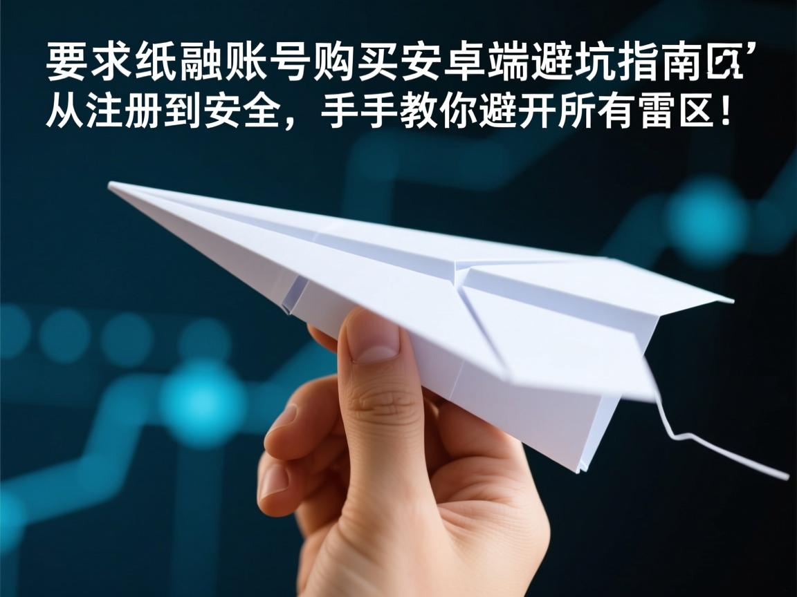 纸飞机账号购买安卓端避坑指南，从注册到安全，手把手教你避开所有雷区！