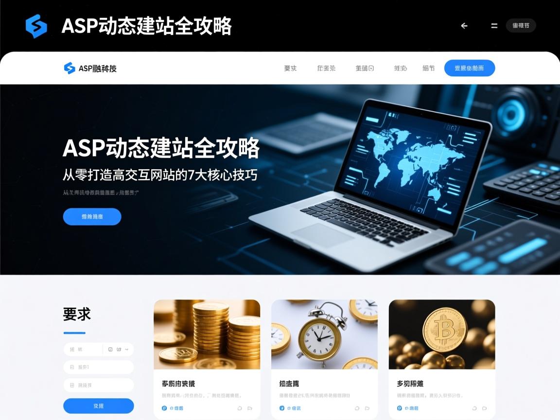 ASP动态建站全攻略,从零打造高交互网站的7大核心技巧
