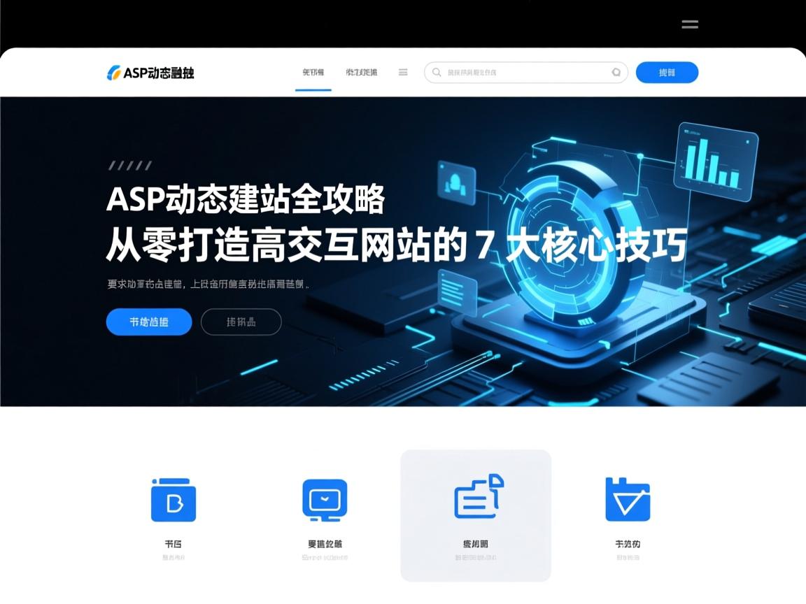 ASP动态建站全攻略,从零打造高交互网站的7大核心技巧