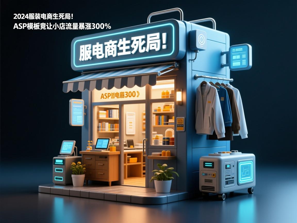 2024服装电商生死局!一套ASP模板竟让小店流量暴涨300%