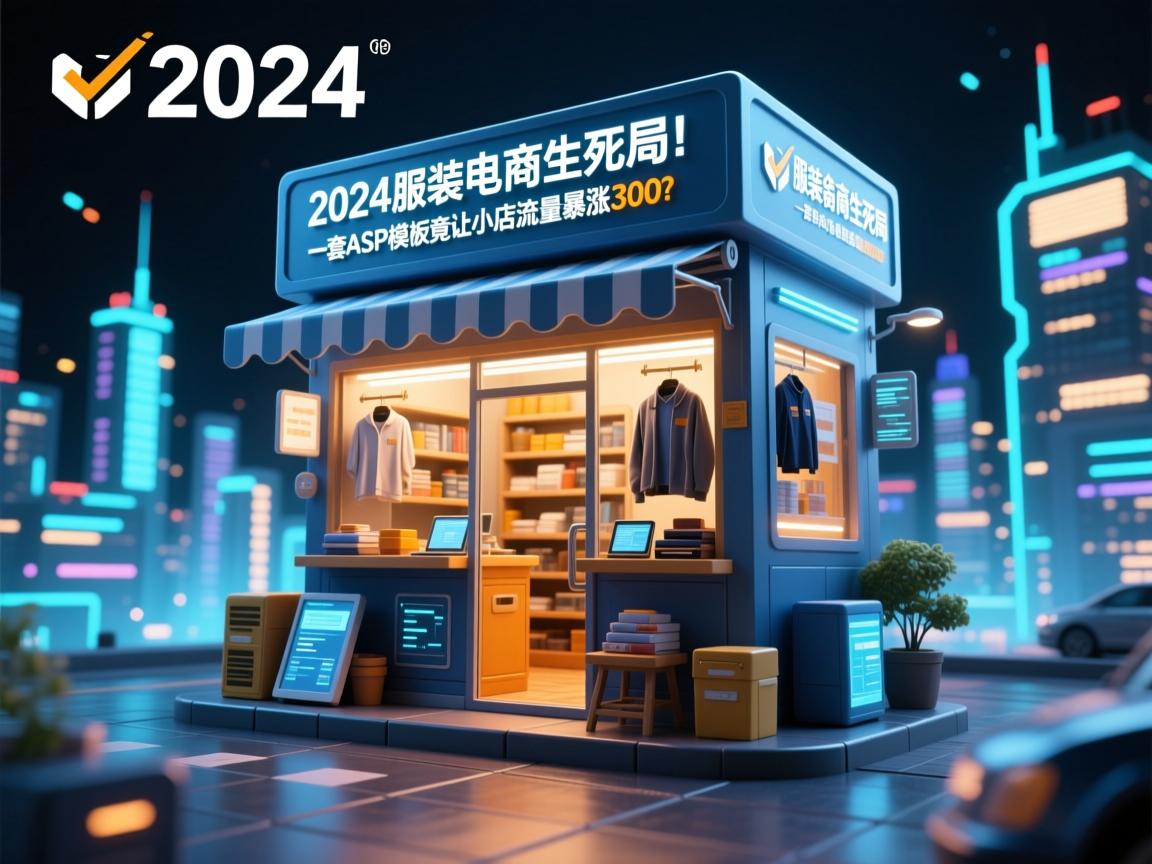 2024服装电商生死局！一套ASP模板竟让小店流量暴涨300%