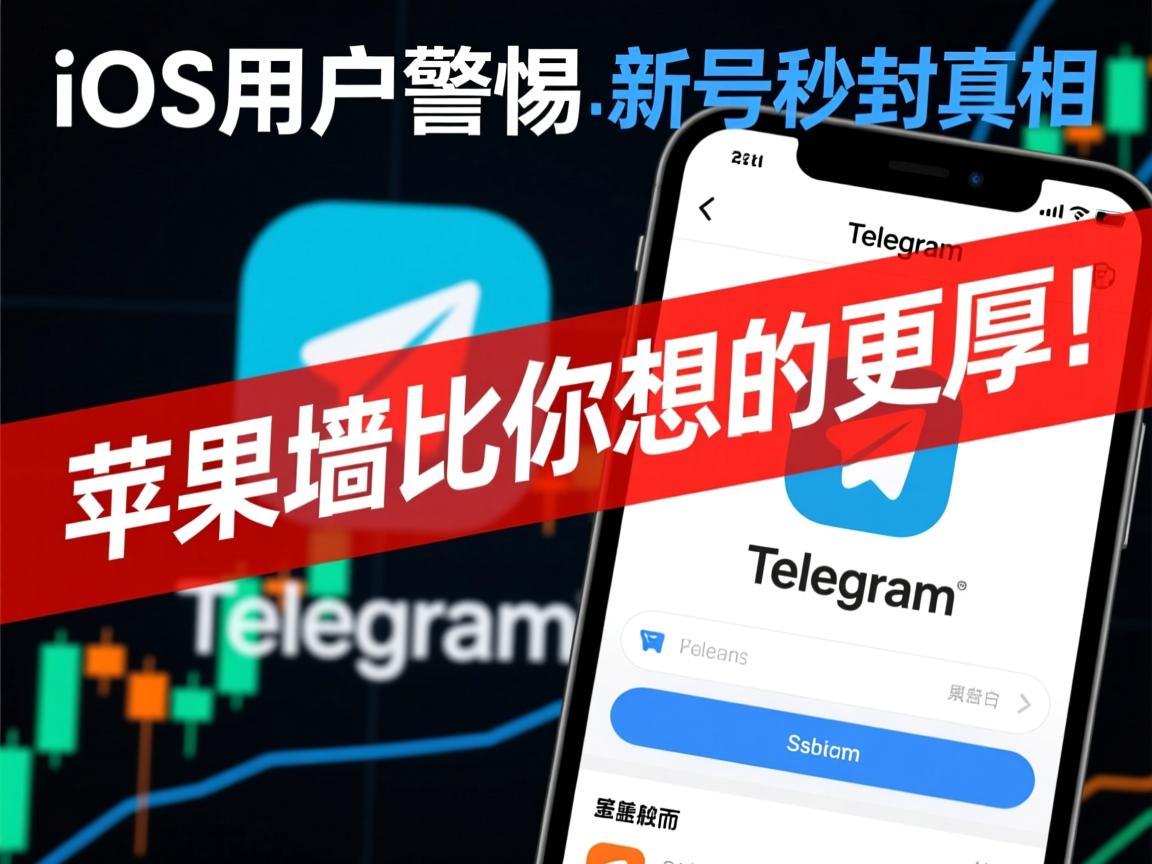 iOS用户警惕!Telegram新号秒封真相,苹果的墙比你想的更厚!