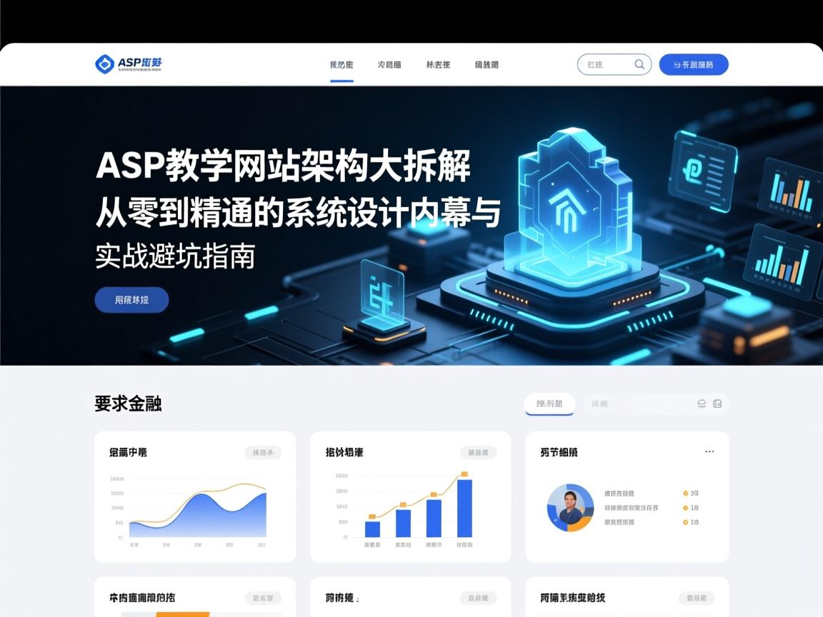 ASP教学网站架构大拆解,从零到精通的系统设计内幕与实战避坑指南
