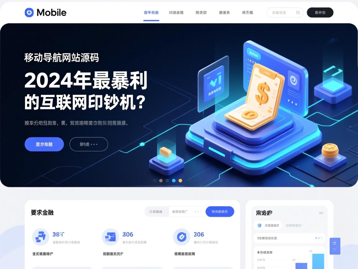移动导航网站源码,2024年最暴利的互联网印钞机?