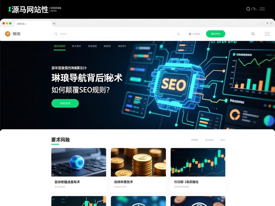 源码网站性,琳琅导航背后的神秘算法,自动收录技术如何颠覆SEO规则?
