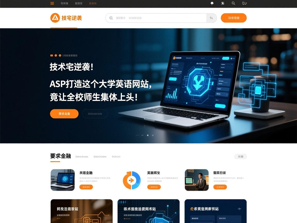 技术宅逆袭!ASP打造的这个大学英语网站,竟让全校师生集体上头!