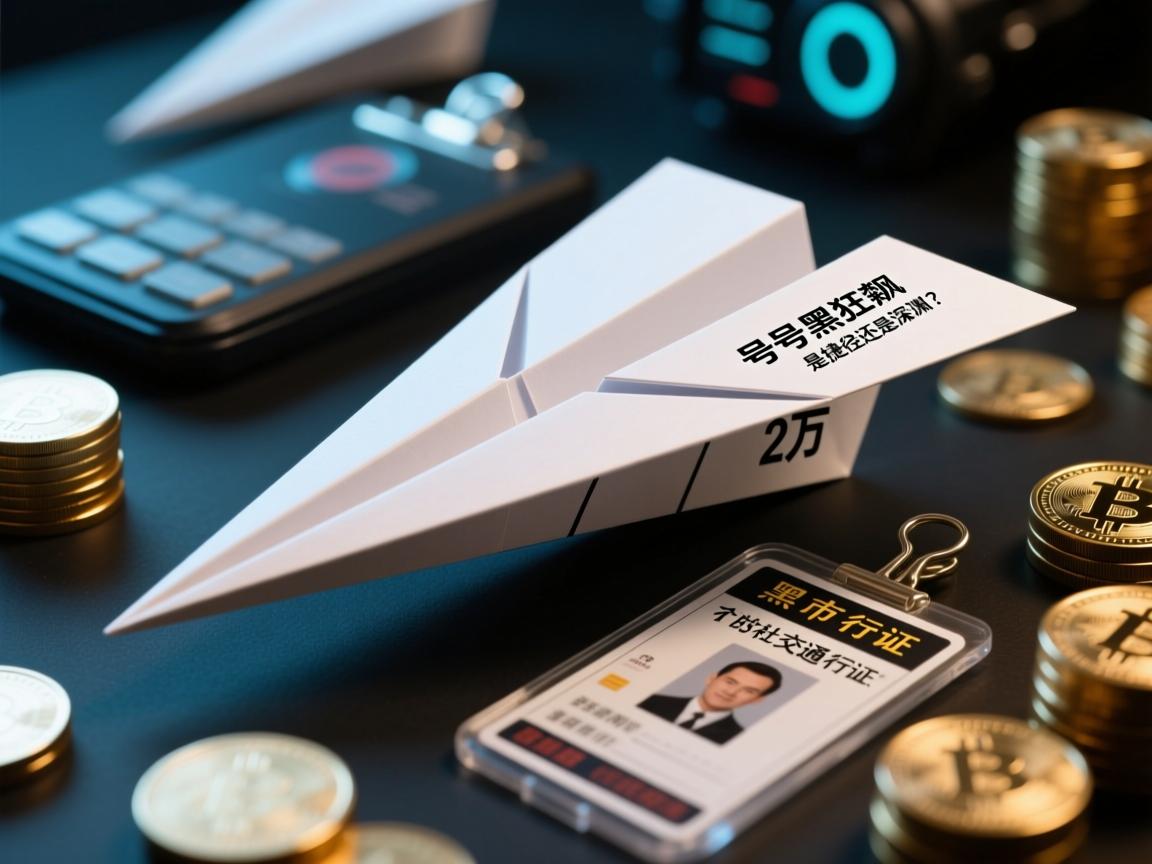 纸飞机成品号黑市狂飙，2万一个的社交通行证，是捷径还是深渊？