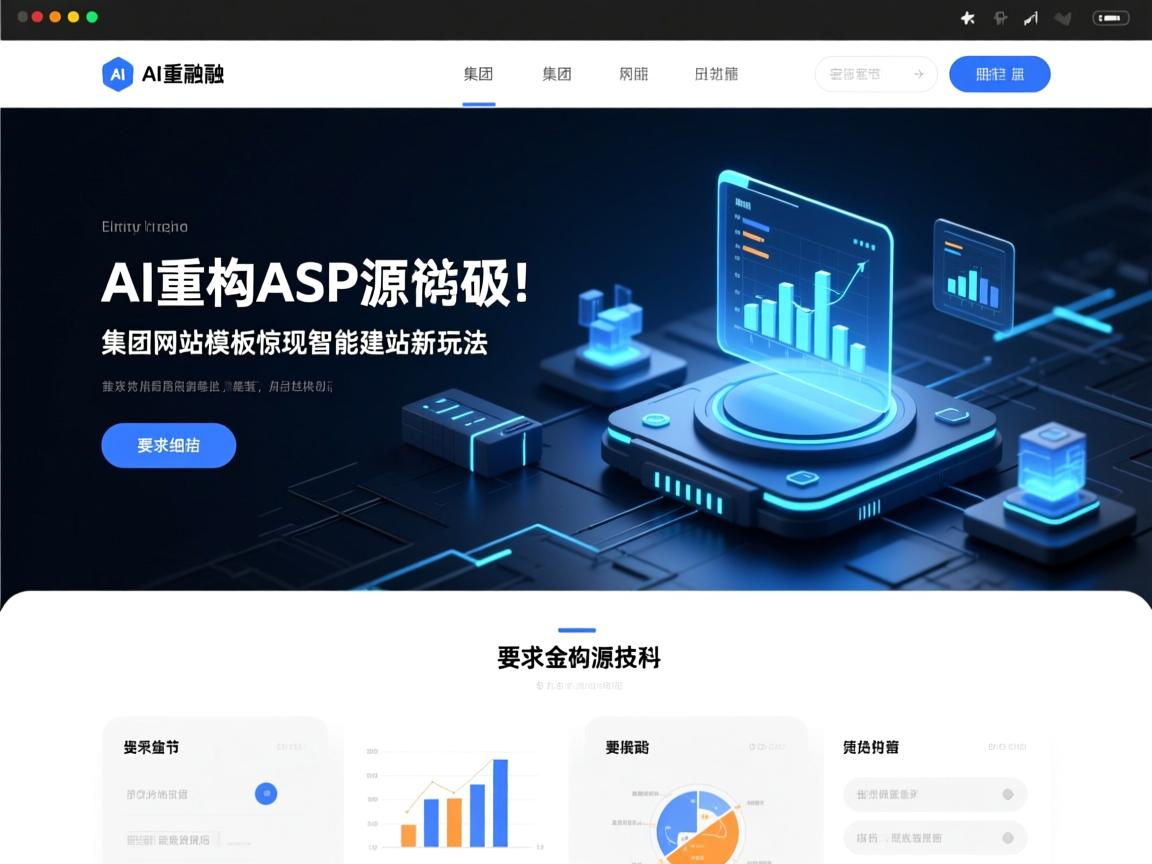 AI重构ASP源码!集团网站模板惊现智能建站新玩法