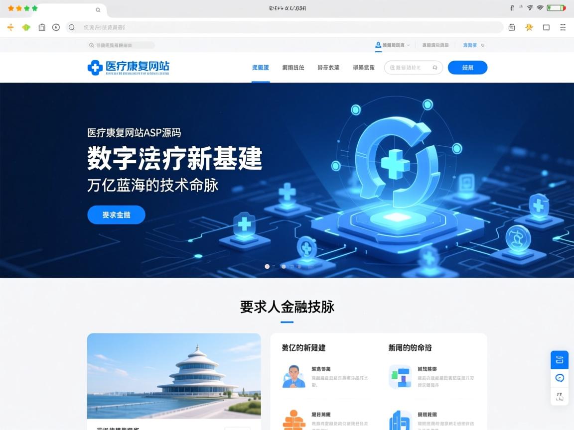 医疗康复网站ASP源码，数字疗法新基建，万亿蓝海的技术命脉