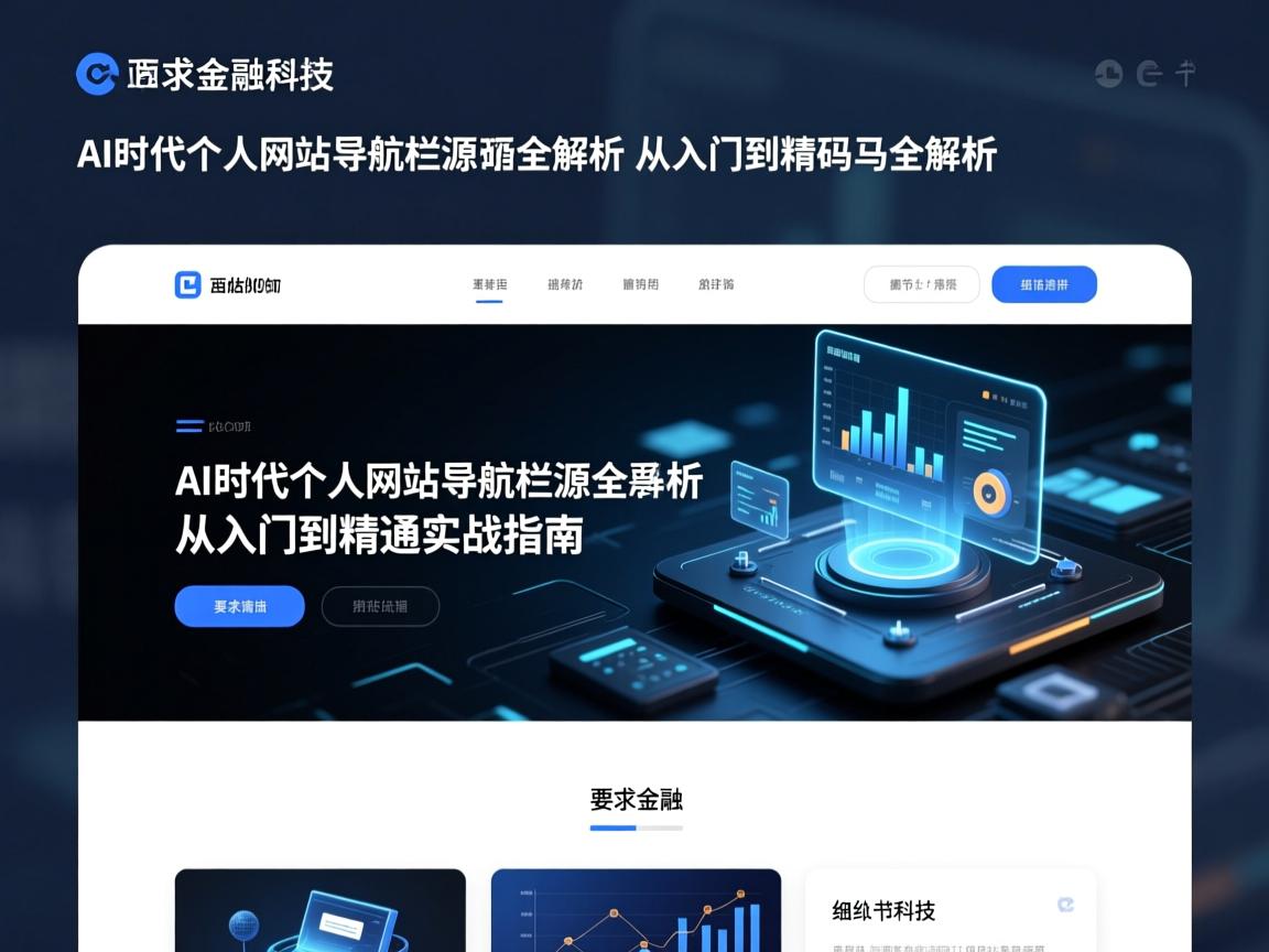 AI时代个人网站导航栏源码全解析,从入门到精通实战指南