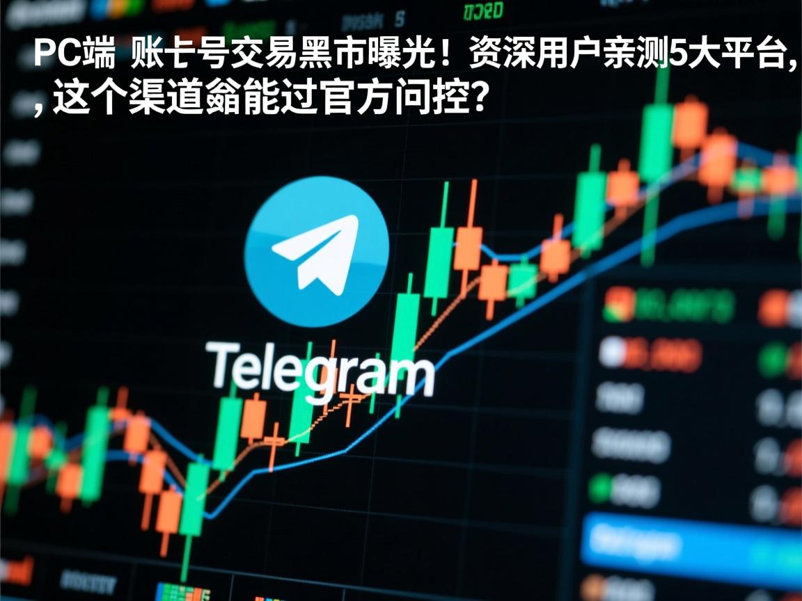 PC端Telegram账号交易黑市曝光！资深用户亲测5大平台，这个渠道竟能过官方风控？