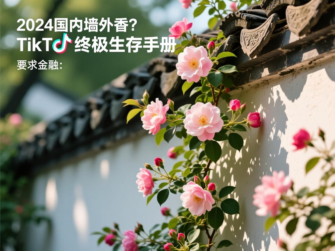 墙内开花墙外香?2024国内玩转TikTok终极生存手册