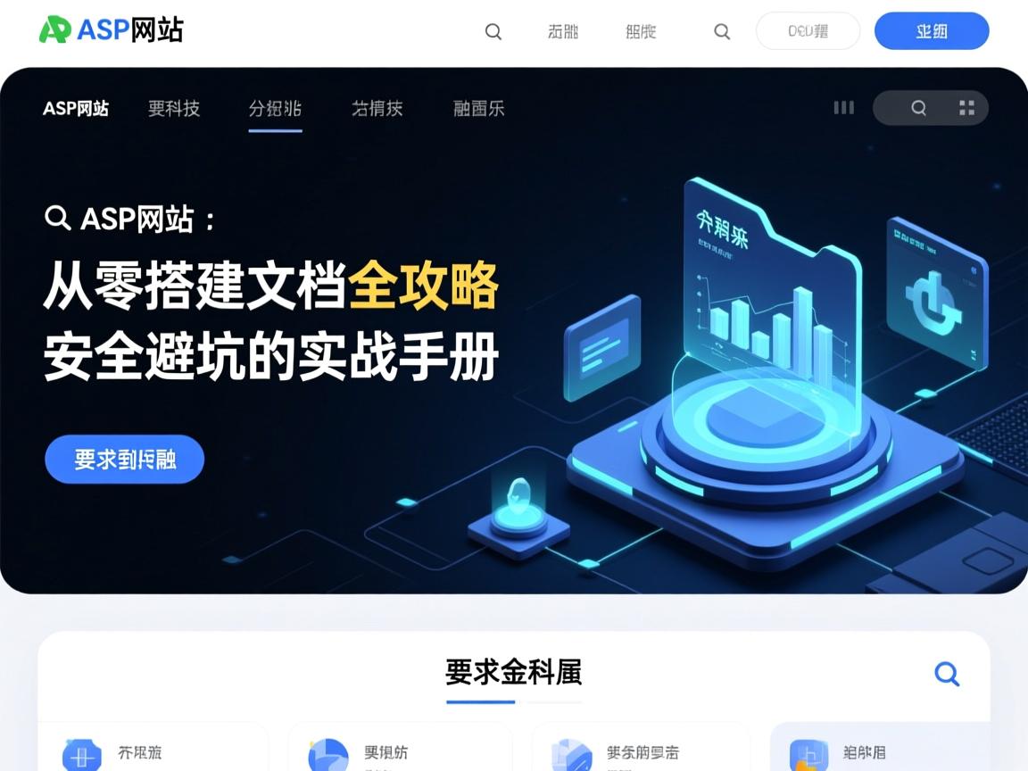 🔍ASP网站文档全攻略，从零搭建到安全避坑的实战手册