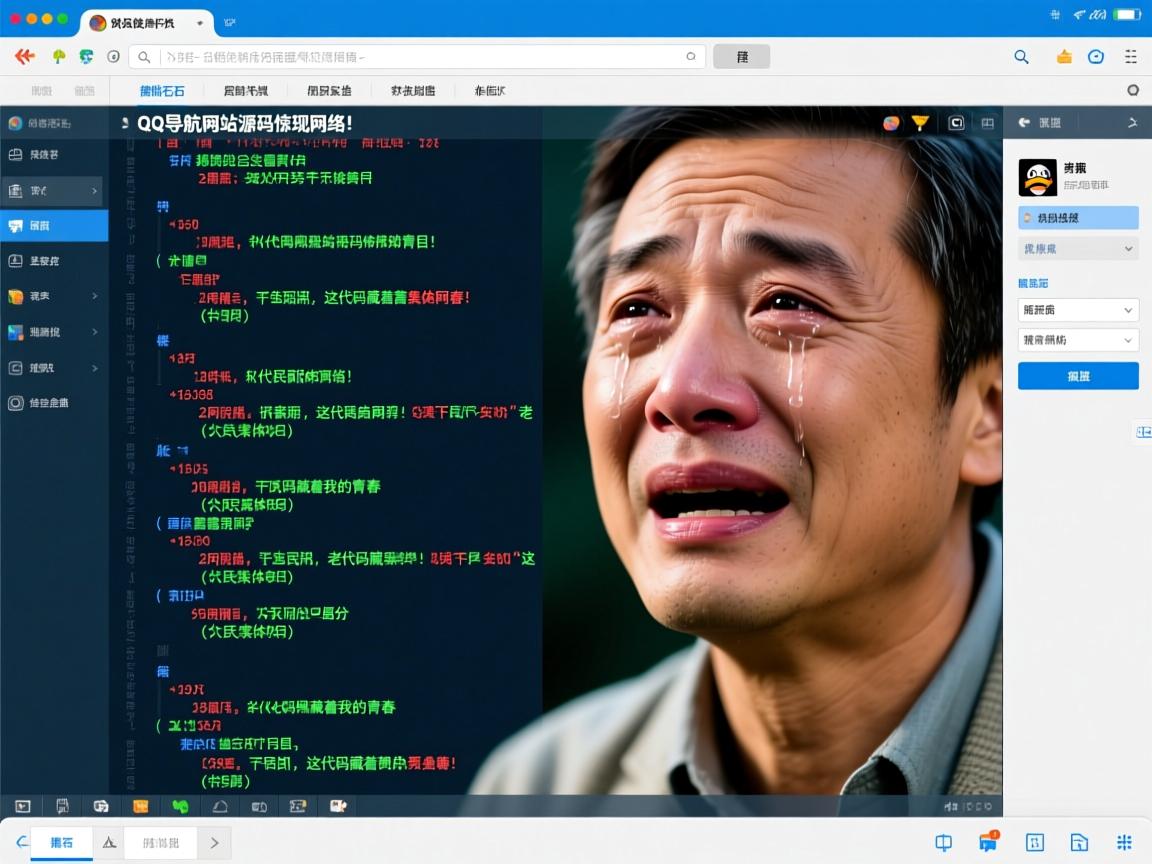 滚石QQ导航网站源码惊现网络!老网民集体泪目,这代码藏着我的青春