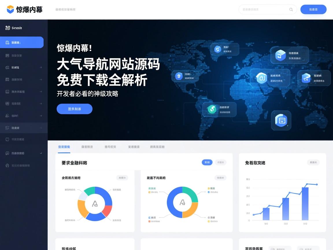 惊爆内幕!大气导航网站源码免费下载全解析,开发者必看的神级攻略