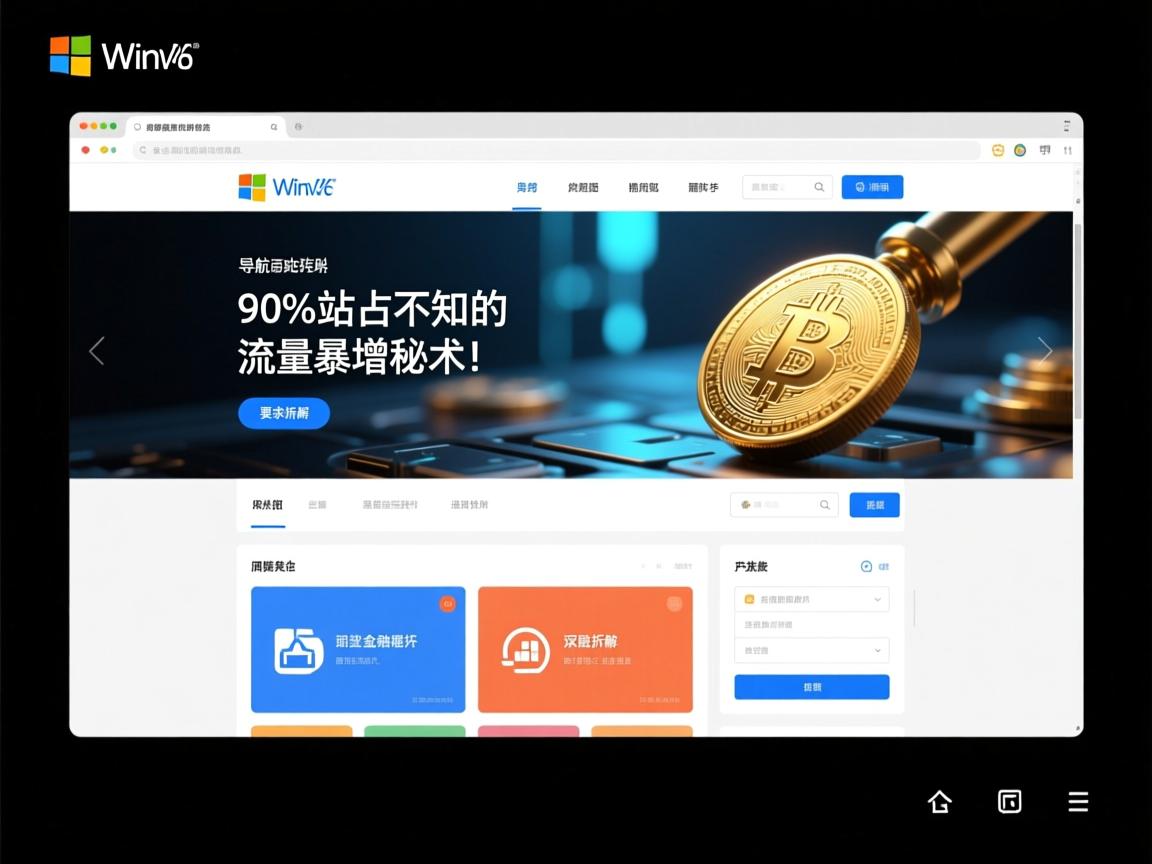 Win8导航网站源码深度拆解,90%站长不知的流量暴增秘术!