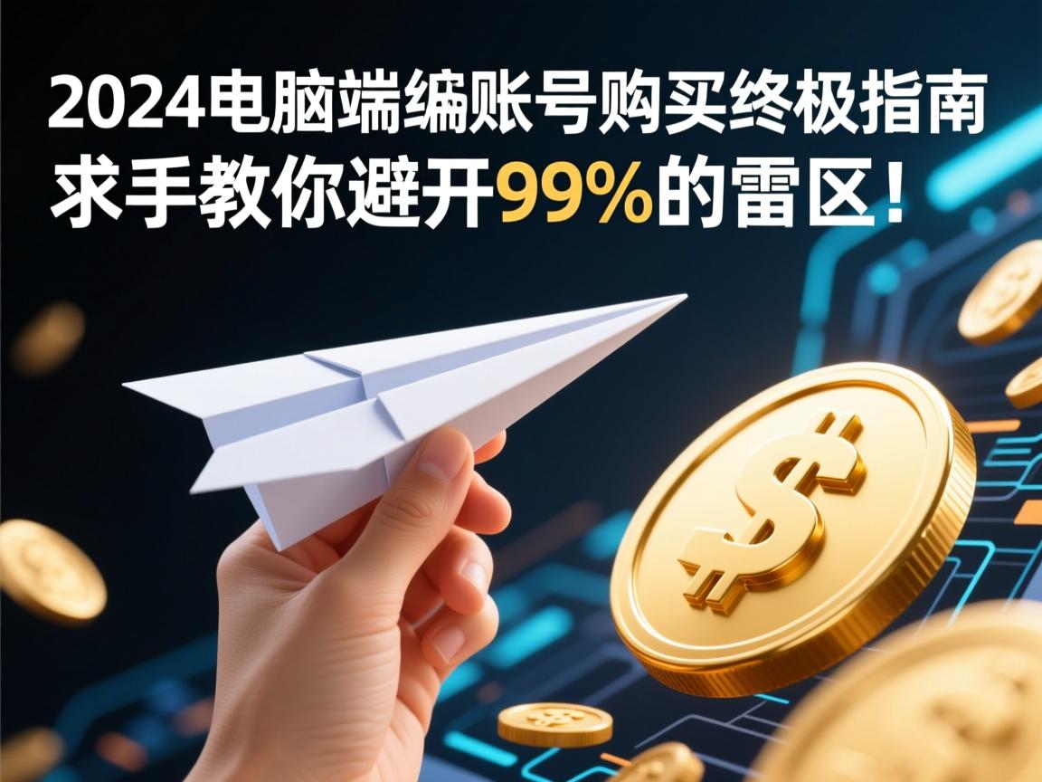 2024电脑端纸飞机账号购买终极指南，手把手教你避开99%的雷区！