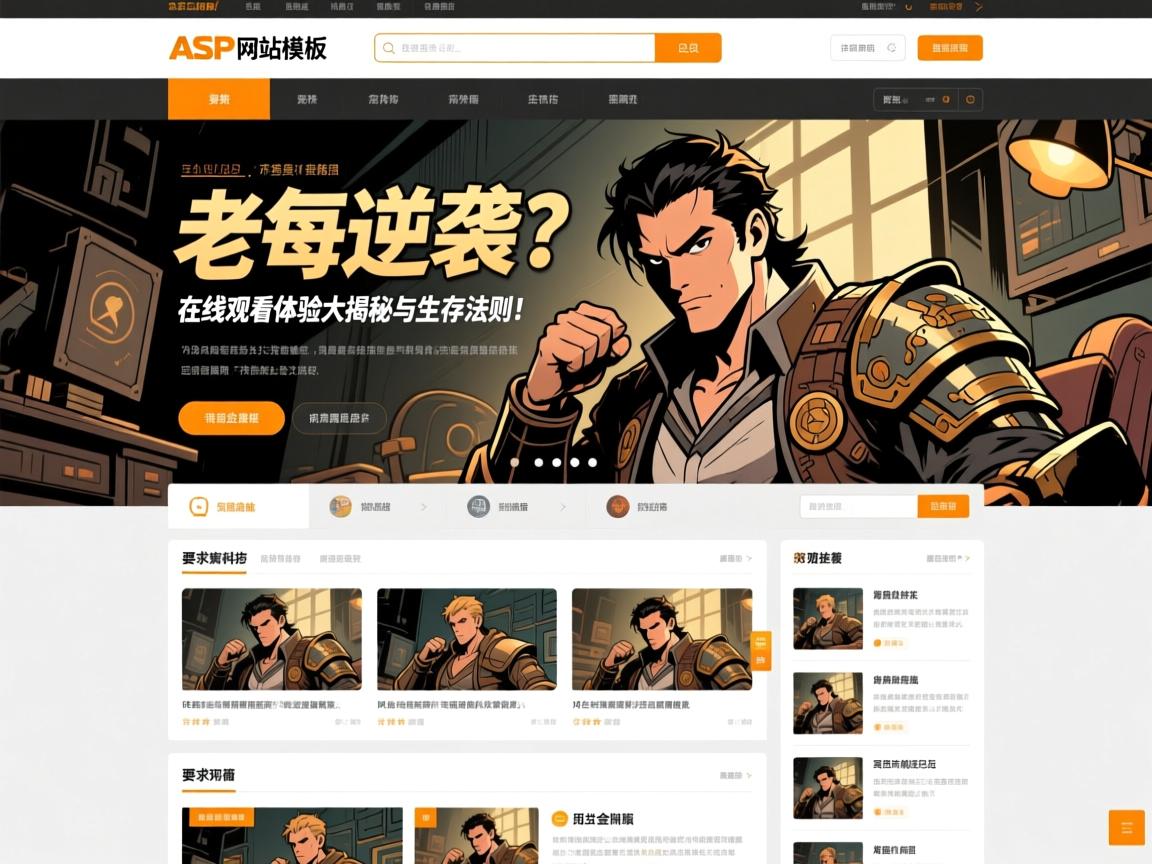ASP漫画网站模板,老古董逆袭?在线观看体验大揭秘与生存法则!
