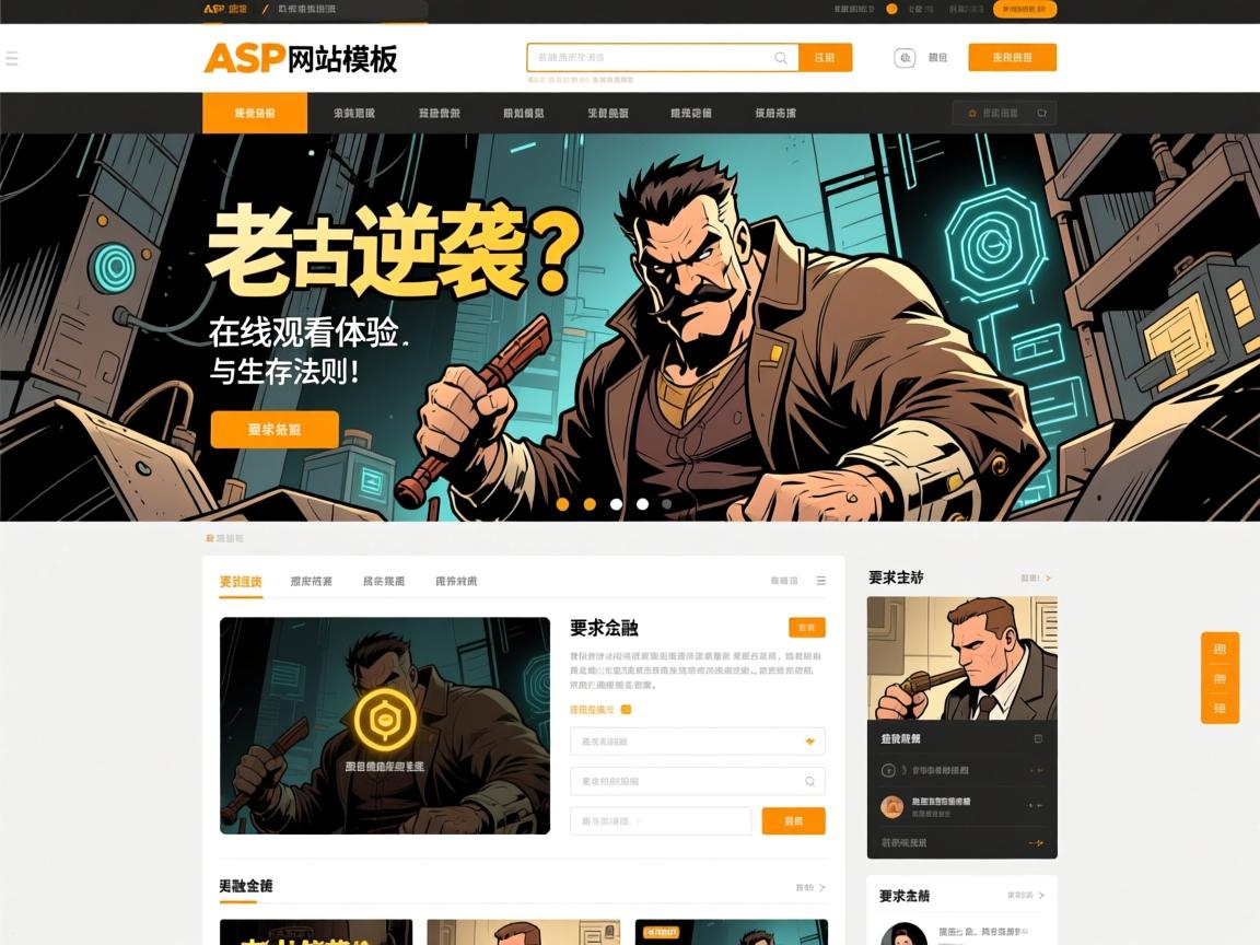 ASP漫画网站模板,老古董逆袭?在线观看体验大揭秘与生存法则!