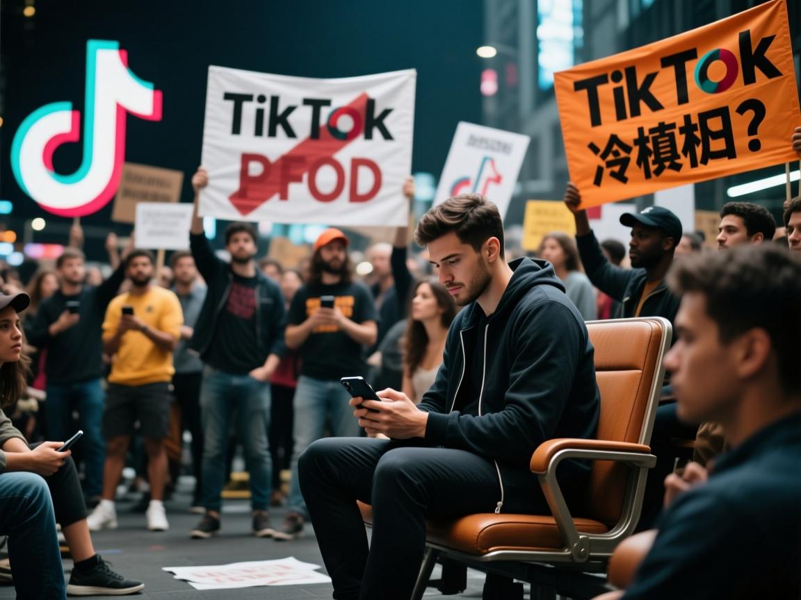 TikTok罢工真相,当全球潮流哑火,你的手机为何独坐冷板凳?