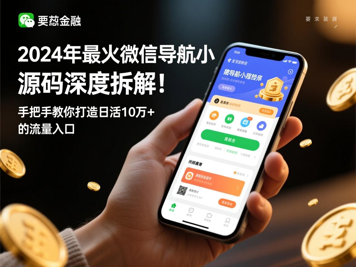 2024年最火微信导航小程序源码深度拆解!手把手教你打造日活10万+的流量入口