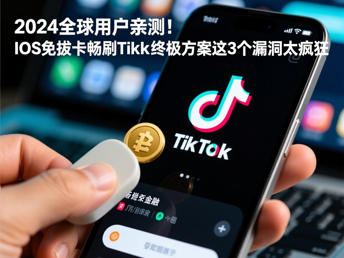 2024全球用户亲测!iOS免拔卡畅刷TikTok终极方案,这3个漏洞太疯狂