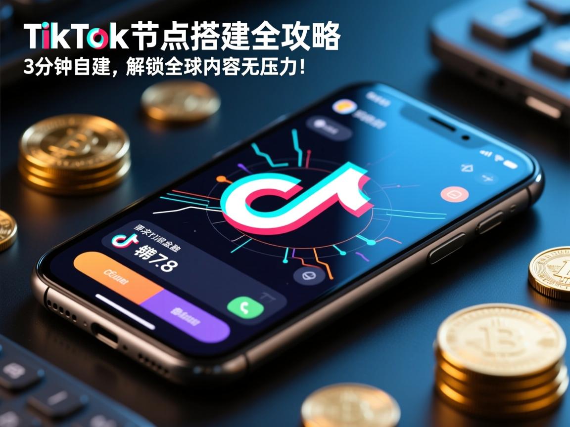 TikTok节点搭建全攻略,手机3分钟自建,解锁全球内容无压力!