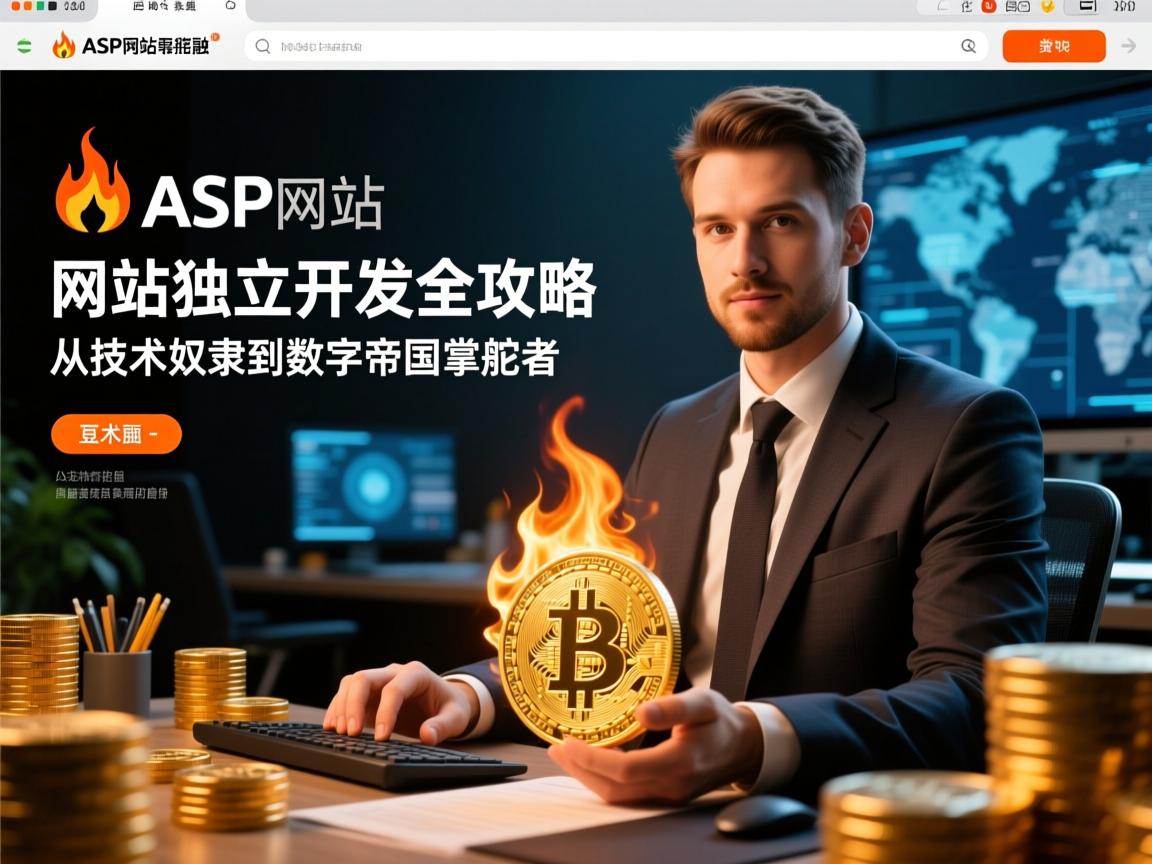 🔥ASP网站独立开发全攻略,从技术奴隶到数字帝国掌舵者
