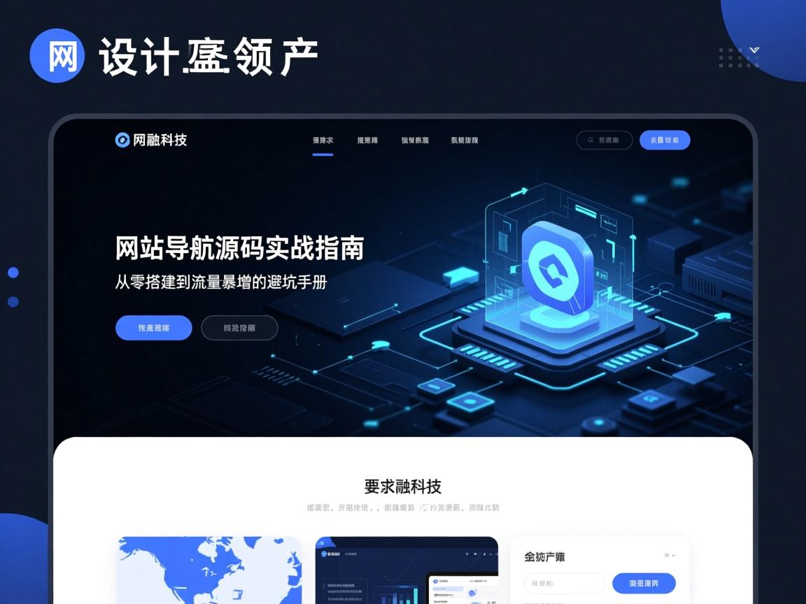 设计网站导航源码实战指南,从零搭建到流量暴增的避坑手册
