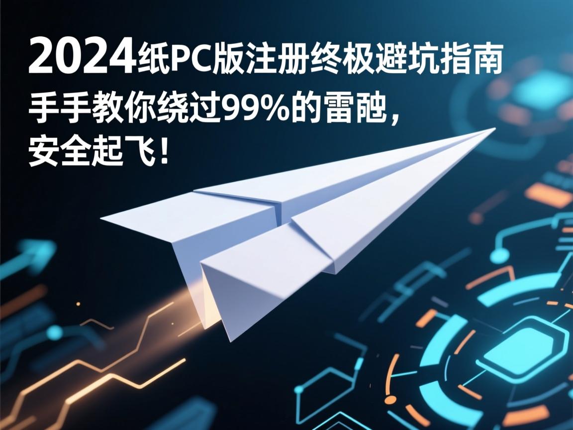 2024纸飞机PC版注册终极避坑指南，手把手教你绕过99%的雷区，安全起飞！