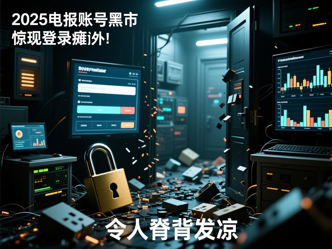 2025电报账号黑市惊现登录瘫痪！百万用户被锁门外，真相令人脊背发凉.