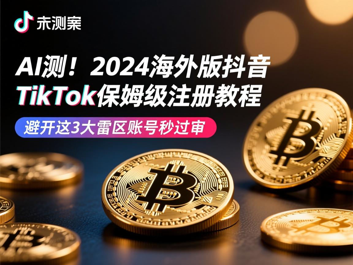 AI亲测!2024海外版抖音TikTok保姆级注册教程,避开这3大雷区账号秒过审
