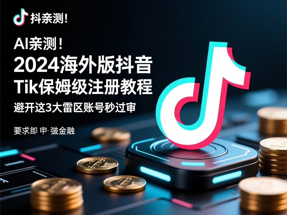 AI亲测！2024海外版抖音TikTok保姆级注册教程，避开这3大雷区账号秒过审